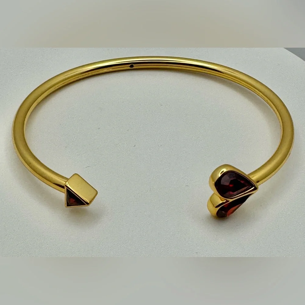 KATE SPADE Rock Solid Open Heart Flex Cuff NWT - Picture 9 of 9